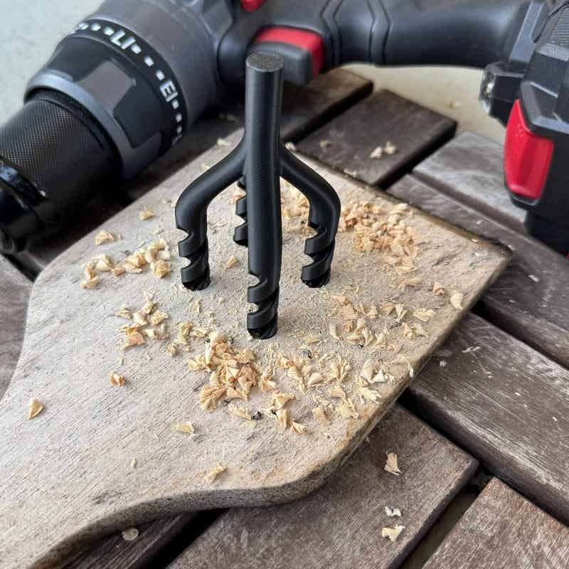 Woodworking Jokes - Пластиковая игрушка-шуточное сверло с четырьмя насадками,