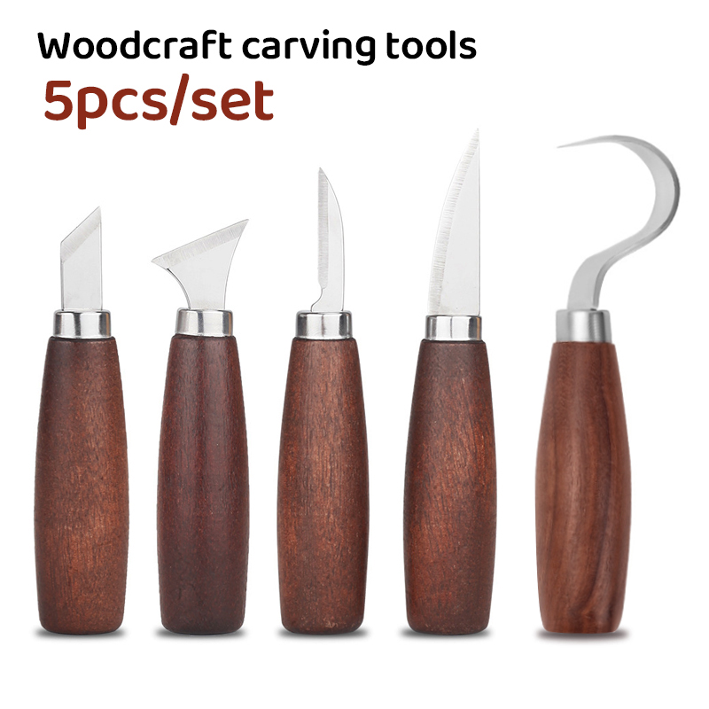 5 шт. инструменты для резьбы п – обзор и цена Wood Chisel Set